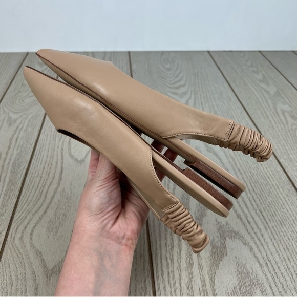 Sam Edelman Women's Whitney Pointed Toe Slingback Flats 7M Macadamia (Tan) $120 - Picture 4 of 9